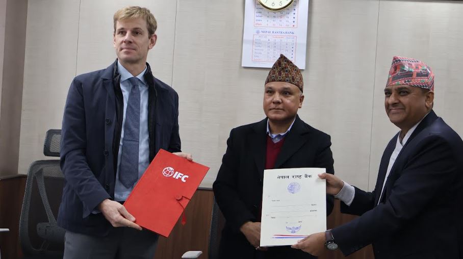 राष्ट्र बैंक र आईएफसीबीच जलवायु वित्तको रणनीति विकाससम्बन्धी समझदारी,आईएफसीले प्राविधिक सहायता उपलब्ध गराउने